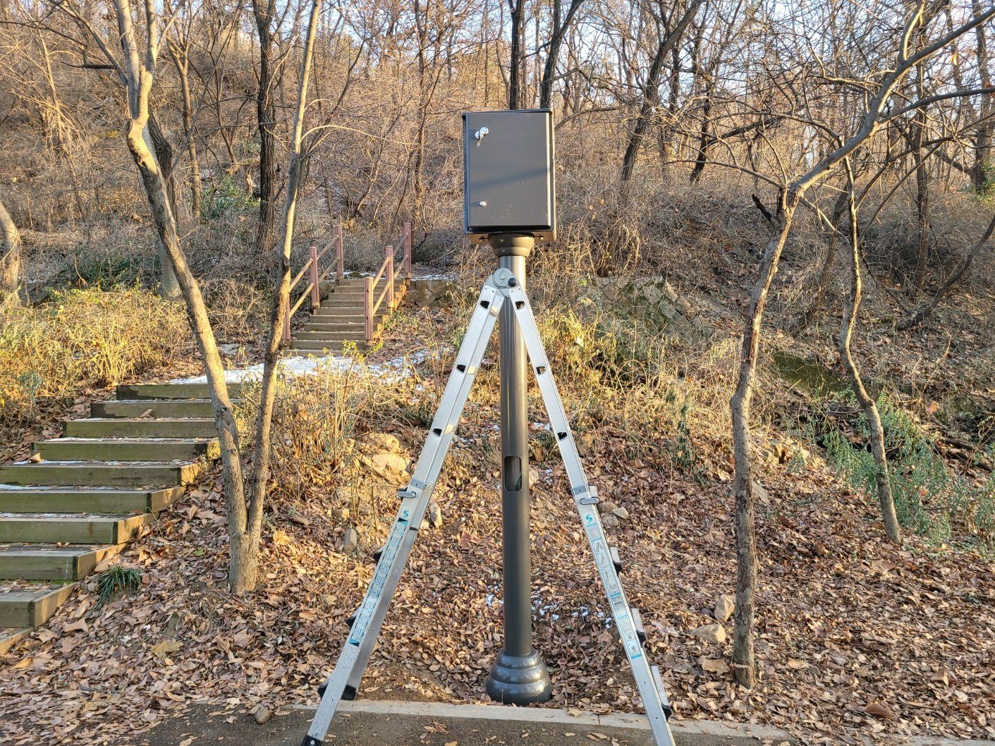 부산광역시 남구 학원 CCTV 배선 작업 이미지