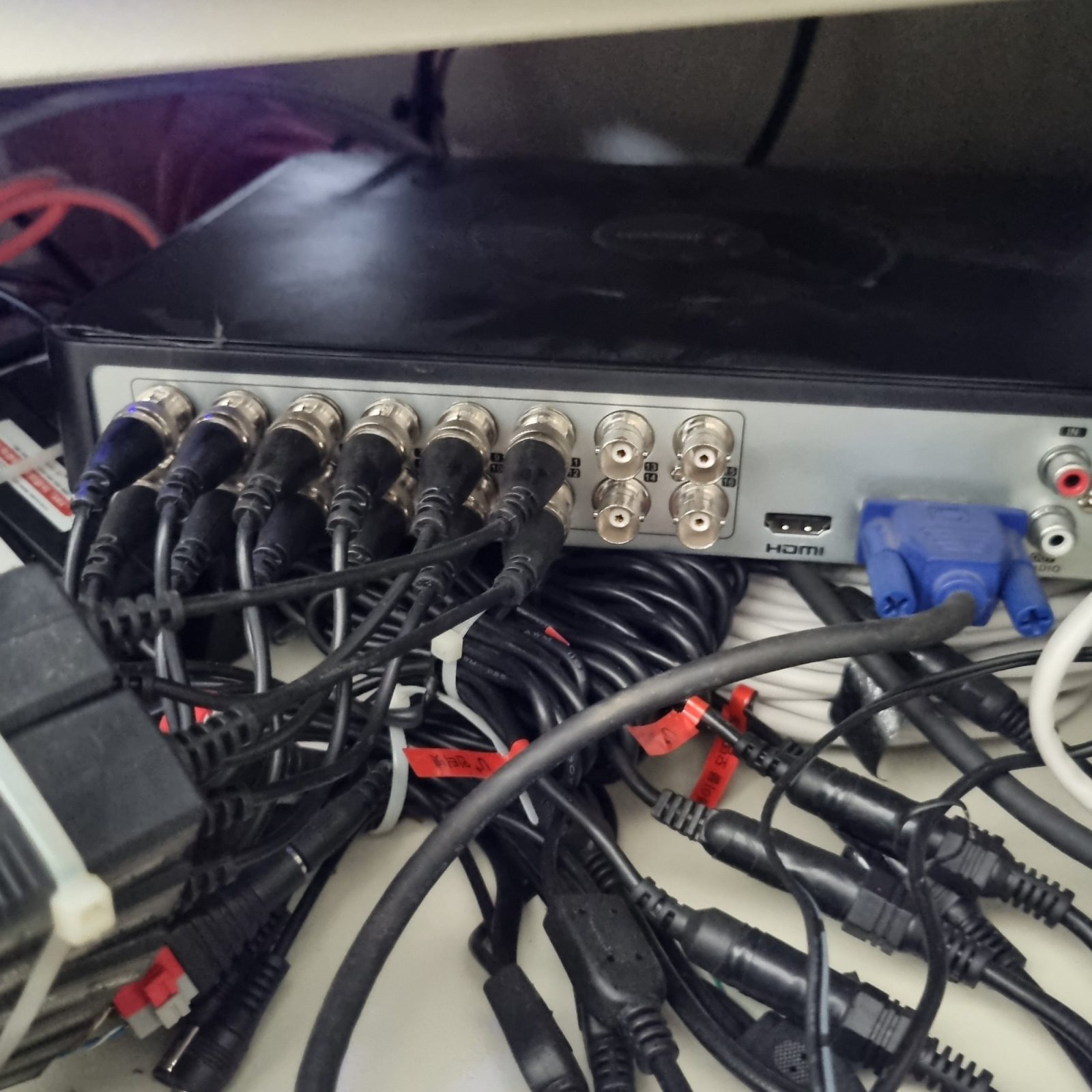 CCTV 현장 상담 작업 구성 이미지
